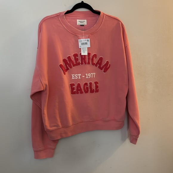 NWT AMERICAN EAGLE 🦅 LOGO CREWNECK SWEATER - Picture 9 of 16